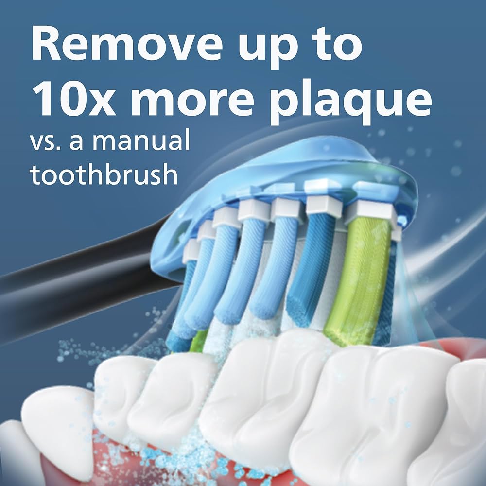 Advanced electric toothbrush with plaque removal technology